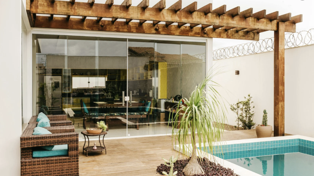 avant/après rénovation terrasse en Alsace