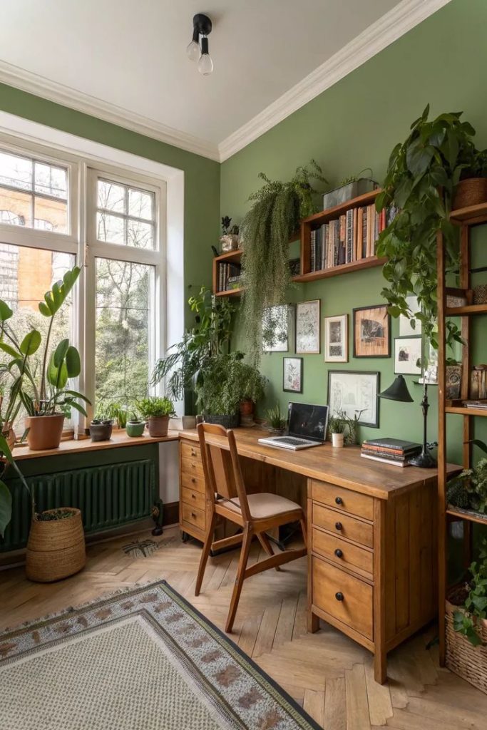 Rénovation d'un bureau style "Green at Home"