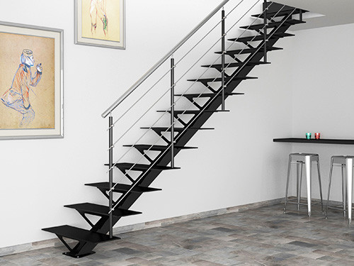 Conseil déco pour choisir son escalier : en acier