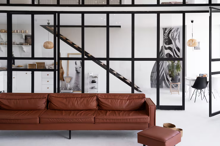 Une décoration intérieure industrielle. Photo deux.