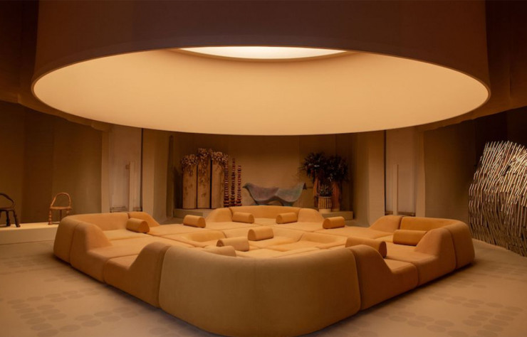 au collectif Hall Haus leur Haus Dari, un Conversation Pit s’étendant sur 36 mètres carrés.