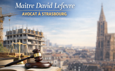 Maître David Lefevre, avocat à Strasbourg : un allié juridique pour les particuliers et professionnels du bâtiment